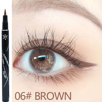 Luxurious Waterproof Long-Wearing Liquid Eyeliner - Smudge-Resistant, Transfer-Proof, Quick-Drying Perfect For Everyday Use
