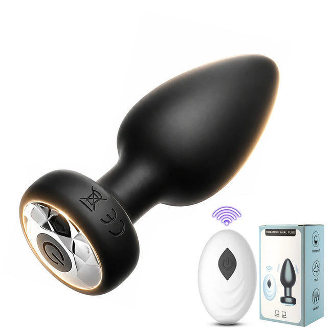 Wireless Bluetooth Anal Plug Vibrator Female Vagin Stimulator APP Remote Control Butt Plug Massager Adult Sex Toys for Man Women