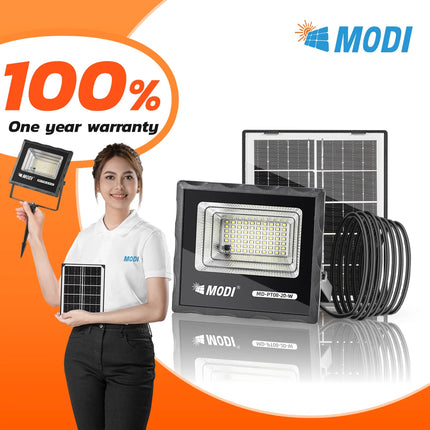 MODI 20W solar spotlight (200lm) yellow light waterproof IP65 solar courtyard light solar courtyard light