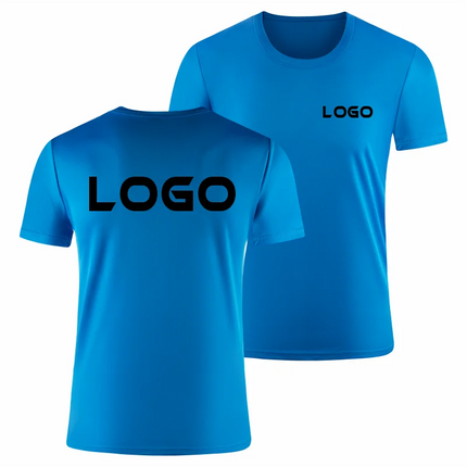 Summer quick-dryingT-shirt Round Neck Solid Color Marathon Team Shirt Sportswear Custom Shirt Embroidery Printing Exclusive LOGO