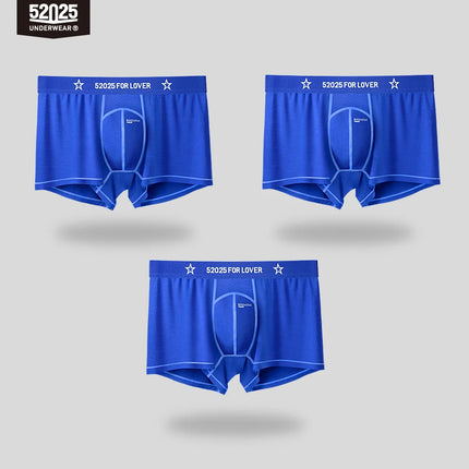 52025 Men's Viscose Boxers – 3D Capsule Support Pouch with Breathable Comfort, Adaptive Fit, Sculpted Lift and All-Day Comfort