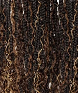 Outre Synthetic Crochet Braids X-Pression Twisted Up 3X Boho Wet N Wavy Vibe Ocean Braid 24"