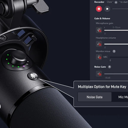 maono PD300X Dynamic Microphone XLR USB Podcast Recording Mic 192kHz24bit for Content Creation Home Audio Studio Noise Reduction