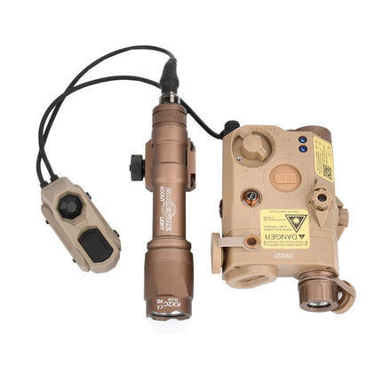 PEQ15 PEQ UHP Surefire M300 M600 Red Green Blue Nylon Flashlight LED Strobe laser AXON Dual Pressure Switch Accessories