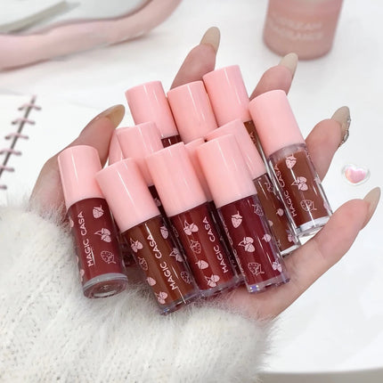 MAGIC CASA Mini Rabbit Lip Gloss Set | 4-Piece Mirror Smooth Silky Shine Gloss | Hydrating, Long-Lasting Water Gloss Finish