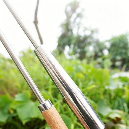 Stainless Steel Grass Rooting Weeding Tool Garden Hook Puller With Handle For Easily Removing Weeds Planting Shovel Harvesting