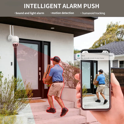 2MP outdoor wireless WIFI surveillance camera full-color night vision CCTV baby monitor two-way voice automatic tracking ICSEE
