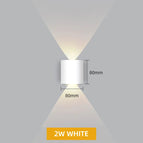 White-2W / China Mainland / White light - 6000K|Waterproof IP65