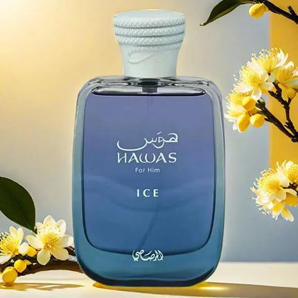 Hawas For Him Ice Eau de Parfum 100ml 3.38fl.oz Men Aquatic Citrus Long Lasting Fragrance