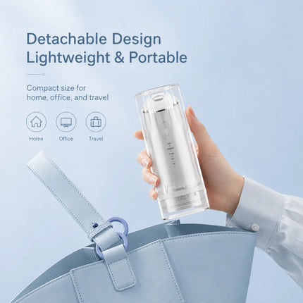 Portable Water Flosser Cordless Oral Irrigator 300ml IPX7 Waterproof USB-C Rechargeable Cleaner For Teeth Braces Travel Family
