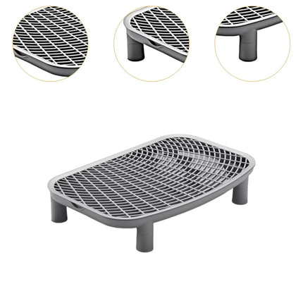 Cat Litter Ramp Plastic Kitten Litter Box Footboard Anti-carrying Cat Litter Pad for Cat Kitten Pet Cleaning Supplies