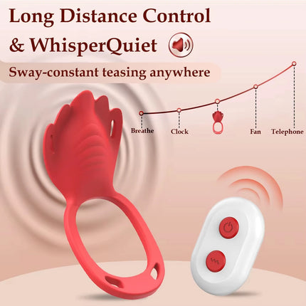 APP Remote Control Wearable Panty Vibrator for Women Vibrating Clit Stimulator Penis Ring for Men Female Sex Toys Couples Games