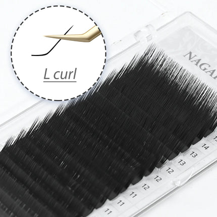 NAGARAKU Mix Eyelash Extension Makeup L LC N Curls Mix 7-15mm 16 Lines Synthetic Mink Individual Eyelashes High Quality Lashes