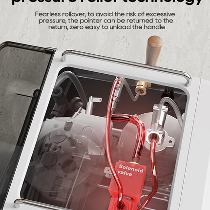 HiBREW Semi Automatic Espresso Coffee Machine DIY Function 20Bar Pressure Temperature Adjustable For Cappuccino & Latte H10plus