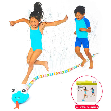 1PC Vibrant Large Plastic Snake Water Play Sprinkler，Inflatable toys，Giant Inflatable Snake Sprinkler