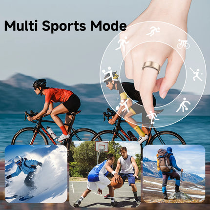 2026 Smart Ring Health Tracking High-capacity Battery IP68 Waterproof Real-Time Blood Oxygen Monitoring Lightweight Design
