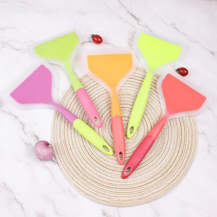 1 PC Silicone Cooking Spatula Kitchen Utensil Cooking Utensil Spatula Beef Meat Egg Kitchen Scraper Pizza Cooking Shovel