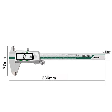 ET50 6-Inch 150mm Digital Stainless Steel Caliper High Precision Electronic Vernier Caliper Measure in Fraction/MM/Inch 0.01mm