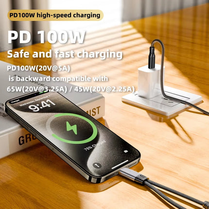Dual USB C Headphone & Charger Adapter Splitter Fast Charging 2-in-1 Type C to USB-C Audio Adapter