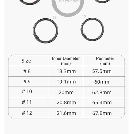 Ring for men women, pedometer, calorie counter, heart rate, sleep, oxygen and stress monitoring, compatible with Samsung,