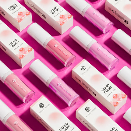 YOUNG VISION 3 Colors Lightweight Moisturizing Liquid Blush for Lips & Cheeks Highlighting & Color Showing Blush