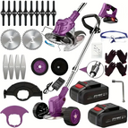 Purple / US / two batteries|United States|Reel Mowers