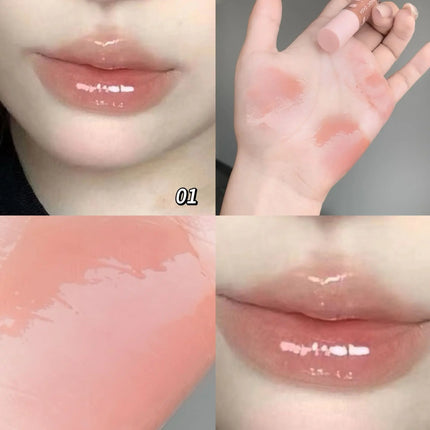 MAGIC CASA Mini Rabbit Lip Gloss Set | 4-Piece Mirror Smooth Silky Shine Gloss | Hydrating, Long-Lasting Water Gloss Finish