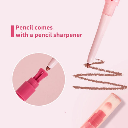 Long-lasting lip liner, waterproof and sweat-proof, easy to apply, does not fade, and has a colorful look