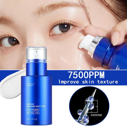 7500 PPM Facial Serum Liquid Skin Booster Serum AHA+BHA+PHA Pore Care Dead Skin Cells Skin Texture Korean Skin Care 1.01 fl.oz