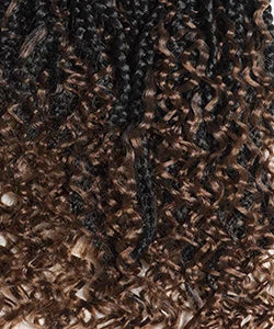 Outre Synthetic Crochet Braids X-Pression Twisted Up 3X Boho Wet N Wavy Vibe Ocean Braid 24"