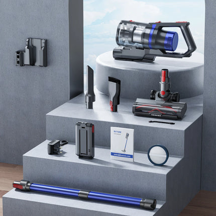 55 Mins 36KPA Suction Power 450W Cordless vacuum cleaners for pet home appliance 1.2L Dust Cup Removable Battery Handheld JR500
