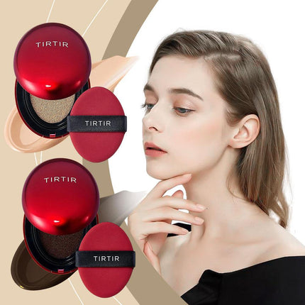 TIRTIR Cushion Foundation Lightweight Lasting Sunscreen Air Cushion Moisturizing Nourishing Long Lasting Makeup Red Air Cushion