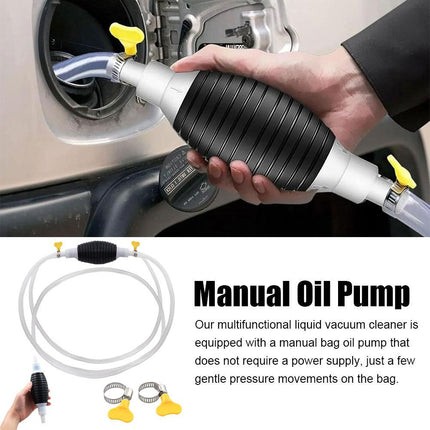 Universal Car Fuel Pump Hand Gas Oil Pump Manual Suction Pipe Pumping For Boat Liquid Petrol Tuning Fuel Gasoline Diesel Pump
