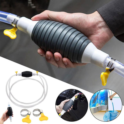 Universal Car Fuel Pump Hand Gas Oil Pump Manual Suction Pipe Pumping For Boat Liquid Petrol Tuning Fuel Gasoline Diesel Pump