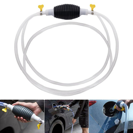 Universal Car Fuel Pump Hand Gas Oil Pump Manual Suction Pipe Pumping For Boat Liquid Petrol Tuning Fuel Gasoline Diesel Pump