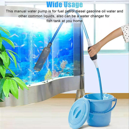 Universal Car Fuel Pump Hand Gas Oil Pump Manual Suction Pipe Pumping For Boat Liquid Petrol Tuning Fuel Gasoline Diesel Pump