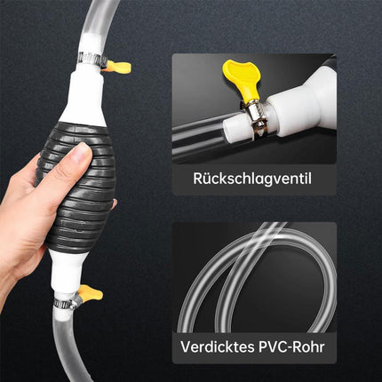 Universal Car Fuel Pump Hand Gas Oil Pump Manual Suction Pipe Pumping For Boat Liquid Petrol Tuning Fuel Gasoline Diesel Pump