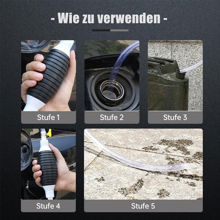 Universal Car Fuel Pump Hand Gas Oil Pump Manual Suction Pipe Pumping For Boat Liquid Petrol Tuning Fuel Gasoline Diesel Pump
