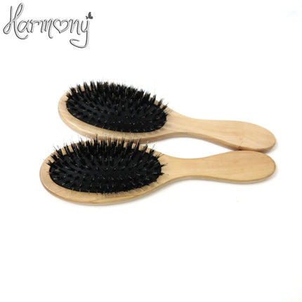 12pcs Professional Anti-Static Hair Brush Paddle Brush Comb escova de cabelo brosse a cheveux real wild boar bristle brush