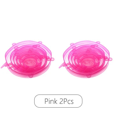 Silicone Stretch Lids Set / Couvercles Silicone Extensibles