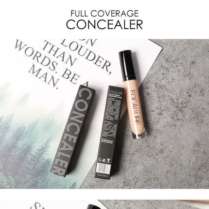 Wholesale FOCALLURE 7 Colors Face Concealer Waterproof Full Coverage Moisturizing Smooth Liquid Foundation Makeup Cosmetics