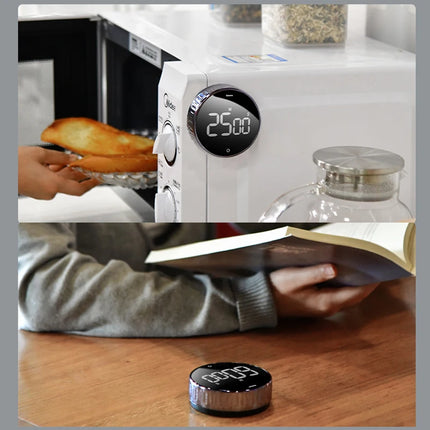 Baseus Magnetic Kitchen Timer Rotation Countdown Digital Timer Alarm Cooking Timer Clock Study Baking Reminder Stopwatch Clock