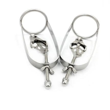 Adjustable Metal Nipple Clips Breasts Massage Bondage Nipple Stimulator Dog Play Clamps Retention Device Bdsm Sex Toys for Women