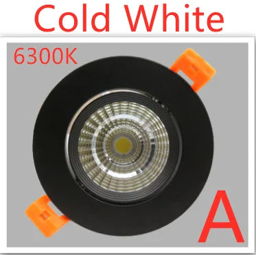 LED Downlight Dimmable Lamp Ceiling  3w 5w 7W 12w 15w 20w  30w 40w Cob Led Spot 220V/110V Ceiling Recessed round panel light