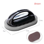 Oval Brown Brush