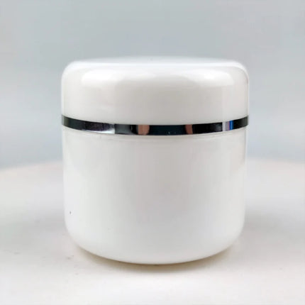 30Pcs/Pack 20g 30g 50g Cream Jar White Plastic Makeup Container Sample Cosmetics Box Empty Makeup Jar Pot Refillable Bottles