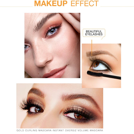 O.TWO.O 3D Fiber Lashes Thick Lengthening Mascara Long Black Lash Eyelash Extension Eye Lashes Brush Makeup Pro Eye-Cosmetics