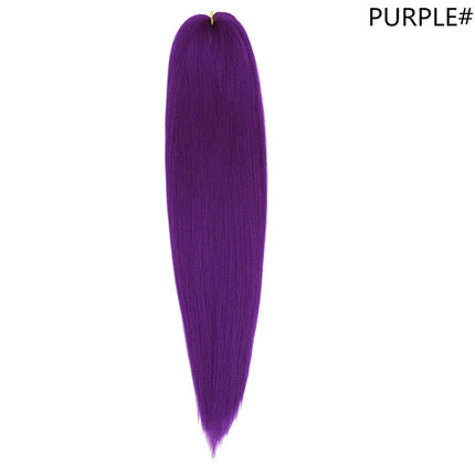 Miss Rola Synthetic 26 Inches 75g Kanekalon Hair Wholesale Bulk Braid Hair Extension Pre Stretched Pink Blonde Twist Jumbo Braid