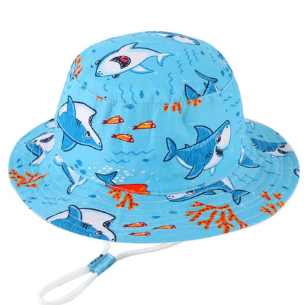 Baby Boy Girl Hat Cap for Children Kids Toddlers Panama Bucket Fishing Floppy Sun Hat Boys Girls Cartoon Fashion 6M-10 Years