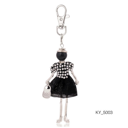Fashion Women Keychain New Statement Charm Metal Key Chain for Lady Jewelry  Gift Female Trendy Bag Pendant Wholesale